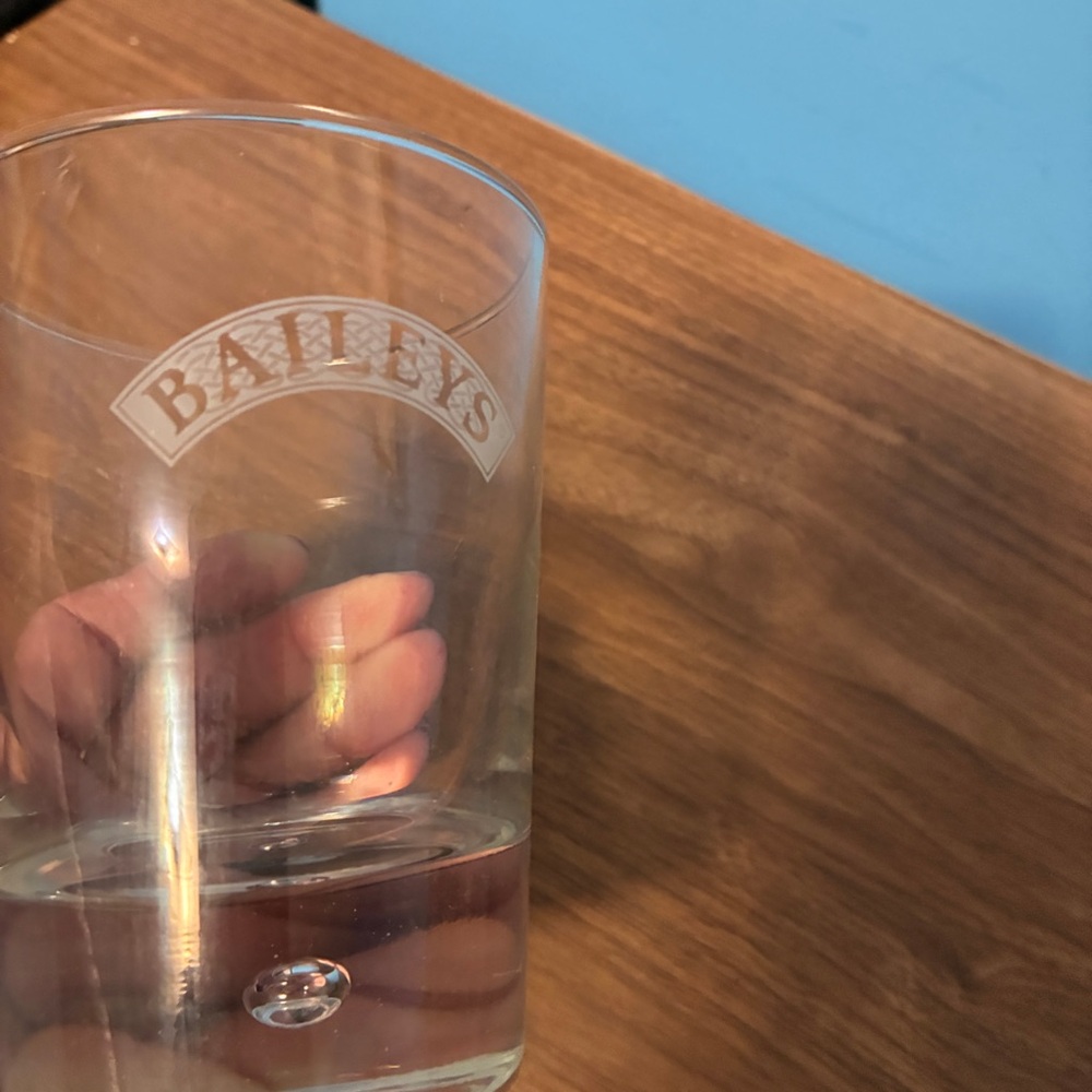 Baileys Irish Cream Clear Glass Tumbler